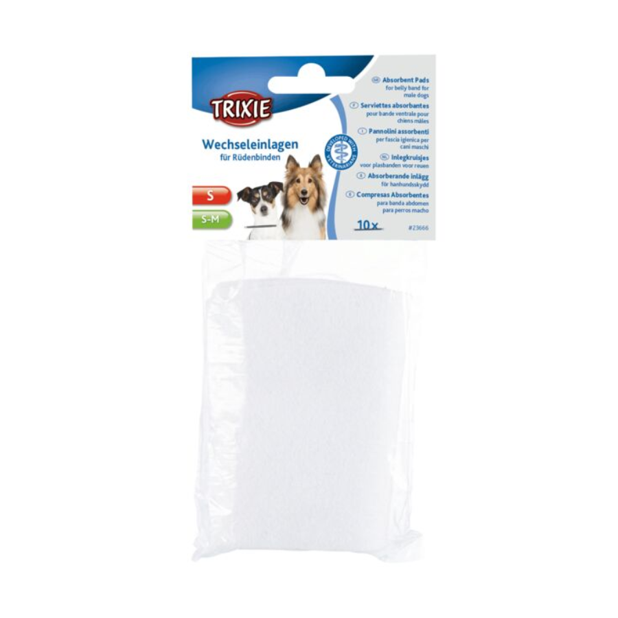 Trixie reserve-inlegkruisjes voor plasband – absorberende pads voor honden