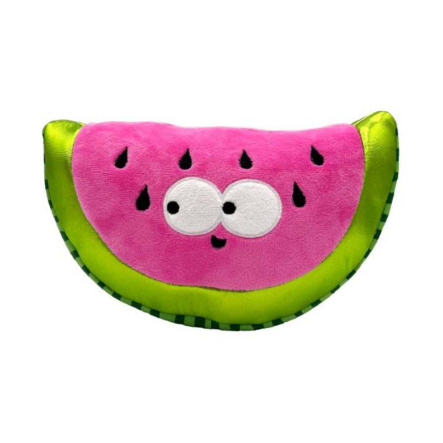 Vrolijke watermeloen hondenknuffel van pluche van Huxley & Kent