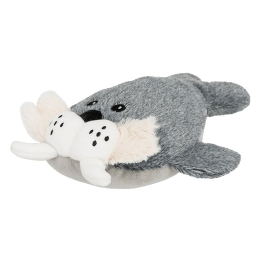 Trixie BE NORDIC Walrus Til Pluche Hondenspeeltje met Geluid en Ritselfolie.