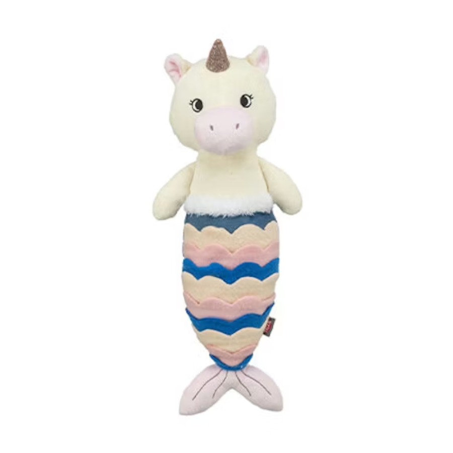 Trixie pluche fabeldier hondenspeeltje van gerecycled polyester, 36 cm.