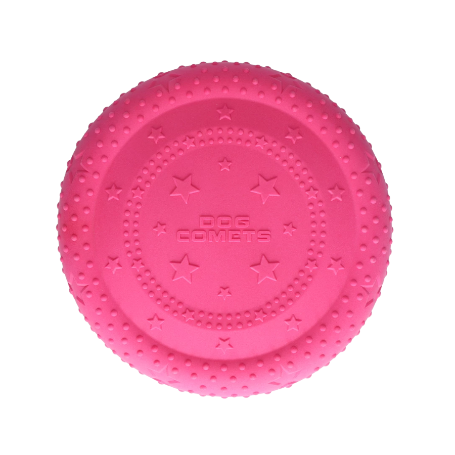 Dog Comets UFO Flyer Roze Hondenspeeltje van TPR Schuimrubber
