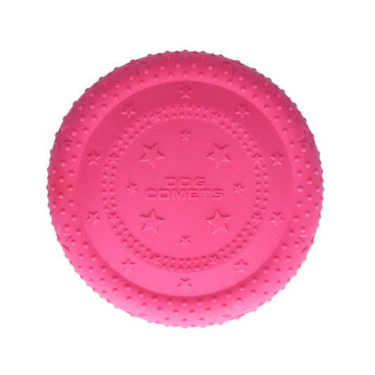 Dog Comets UFO Flyer Roze Hondenspeeltje van TPR Schuimrubber