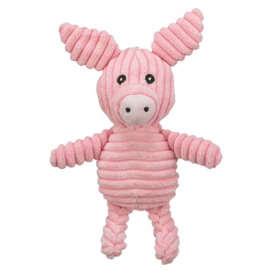 Trixie biggetje pluche hondenspeeltje van polyester, 27 cm.