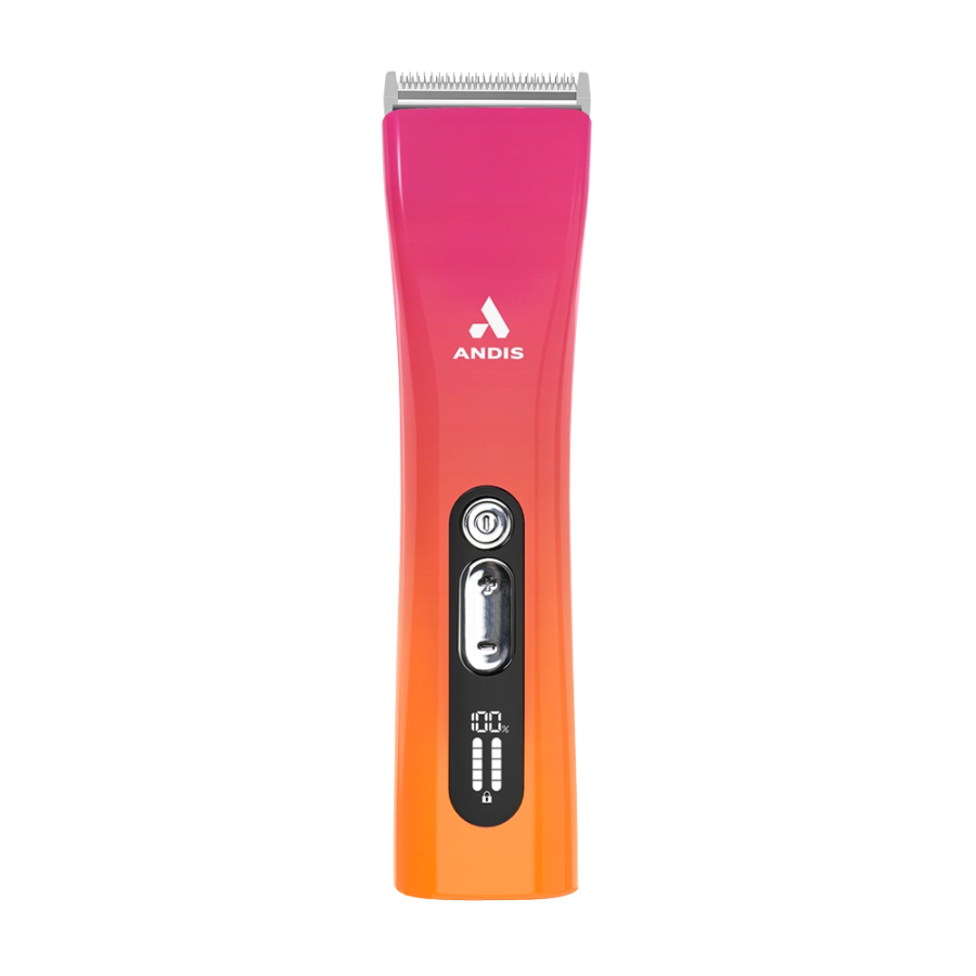 Andis ProClip 5-in-1 Sunset accu tondeuse met verstelbaar scheerblad en opzetkammen.