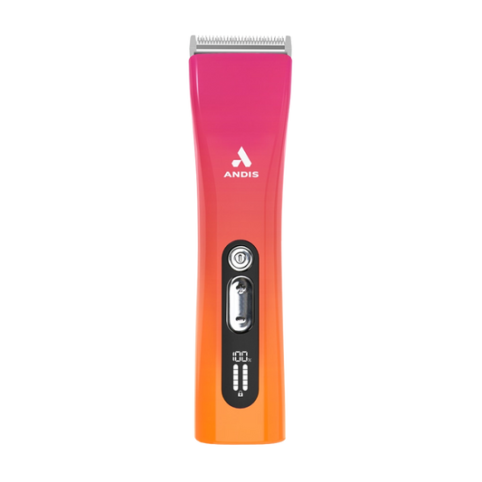 Andis ProClip 5-in-1 Sunset accu tondeuse met verstelbaar scheerblad en opzetkammen.