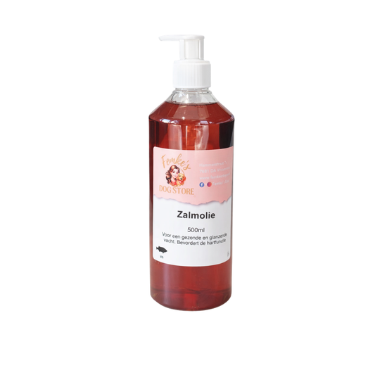 Zalmolie voor Honden 500 ml – Rijk aan Omega 3 en 6