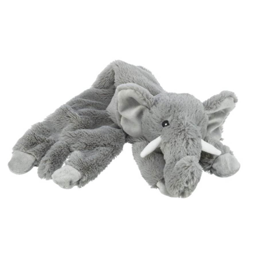 Trixie olifant bungeldier pluche hondenspeeltje 50 cm