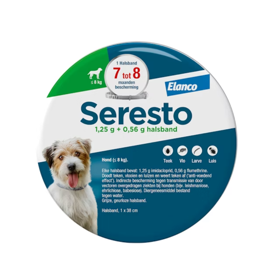 Seresto vlooien- en tekenband voor hond productfoto