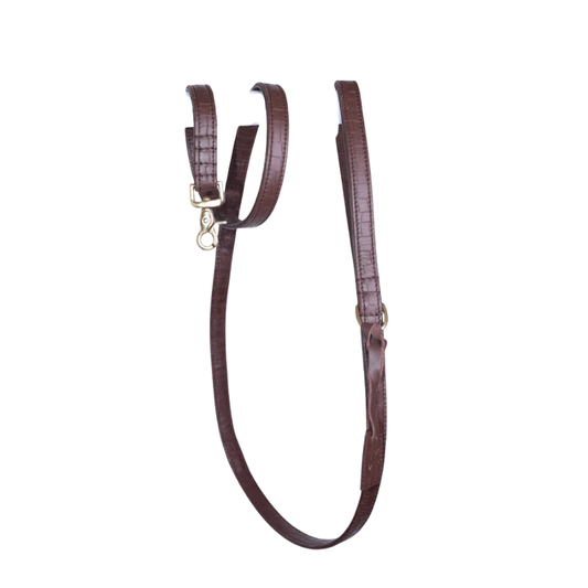 The Dog Musthaves Hondenlijn – Klassiek Croco met messing afwerking