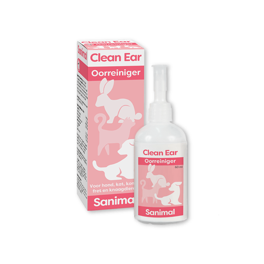 Sanimal Clean Ear Oorreiniger voor honden en katten productfoto