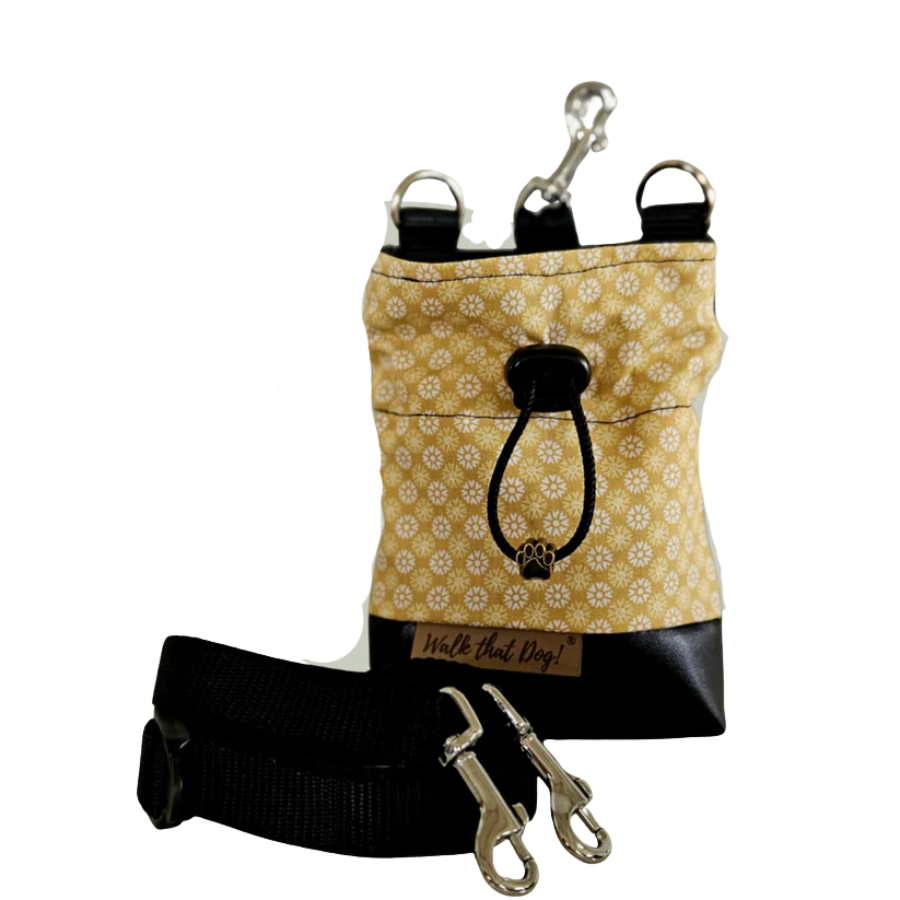 Crossbody beloningstas Golden Hour Walk That Dog handgemaakt