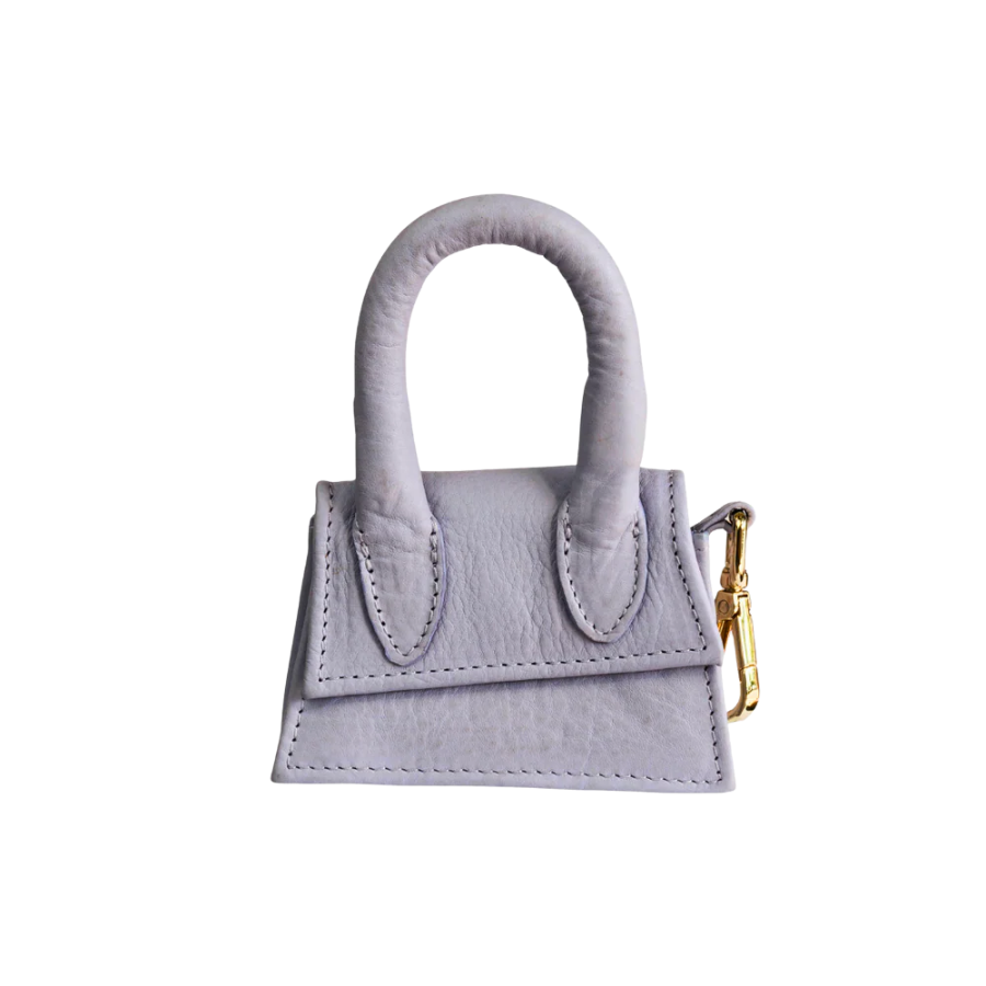 Designer Bag beloningstasje lila paars voor honden