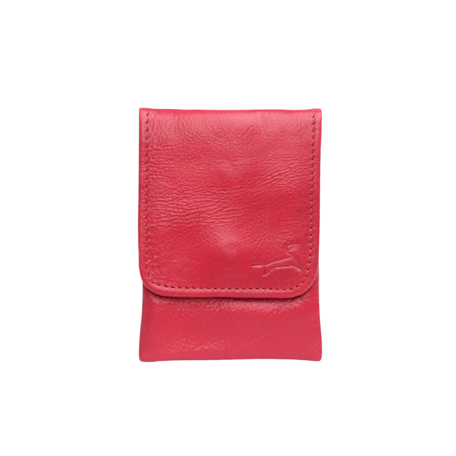 Pooch Bag Royal Red leren beloningstasje voor honden