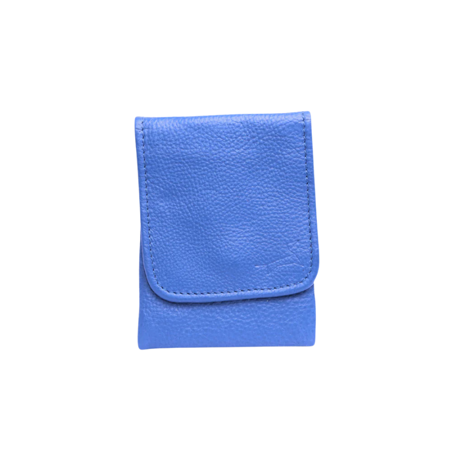 Pooch Bag Denim Blue leren beloningstasje voor honden