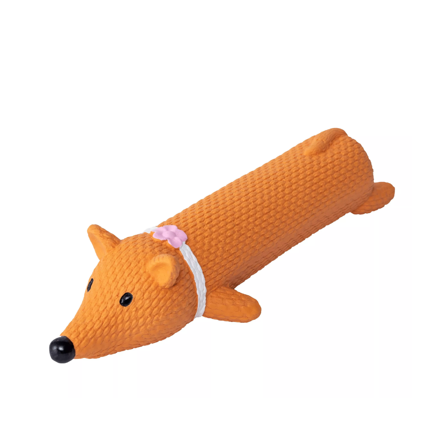 Quapas Fun vos hondenspeeltje met pieper en extra textuur (25 cm)