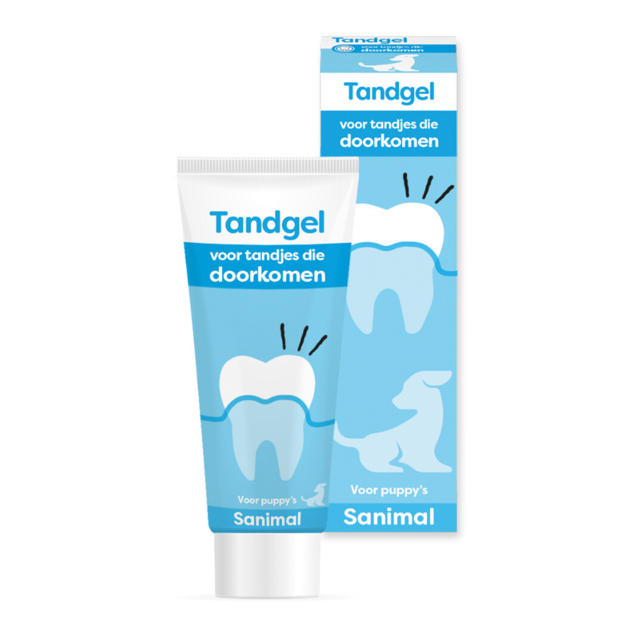 Sanimal tandgel voor puppy’s met doorkomende tandjes productfoto