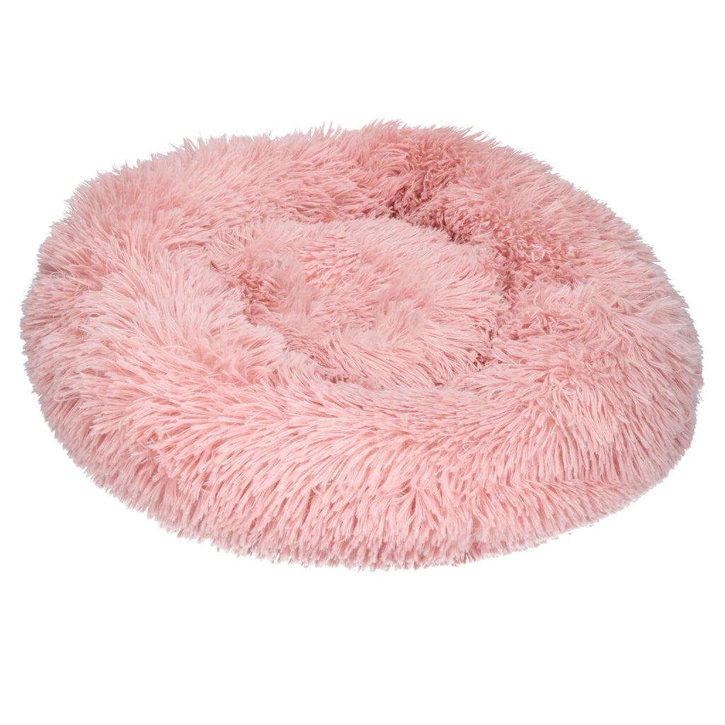 Let's Sleep Donut Roze – Fluffy Donut Mand voor Hond & Kat