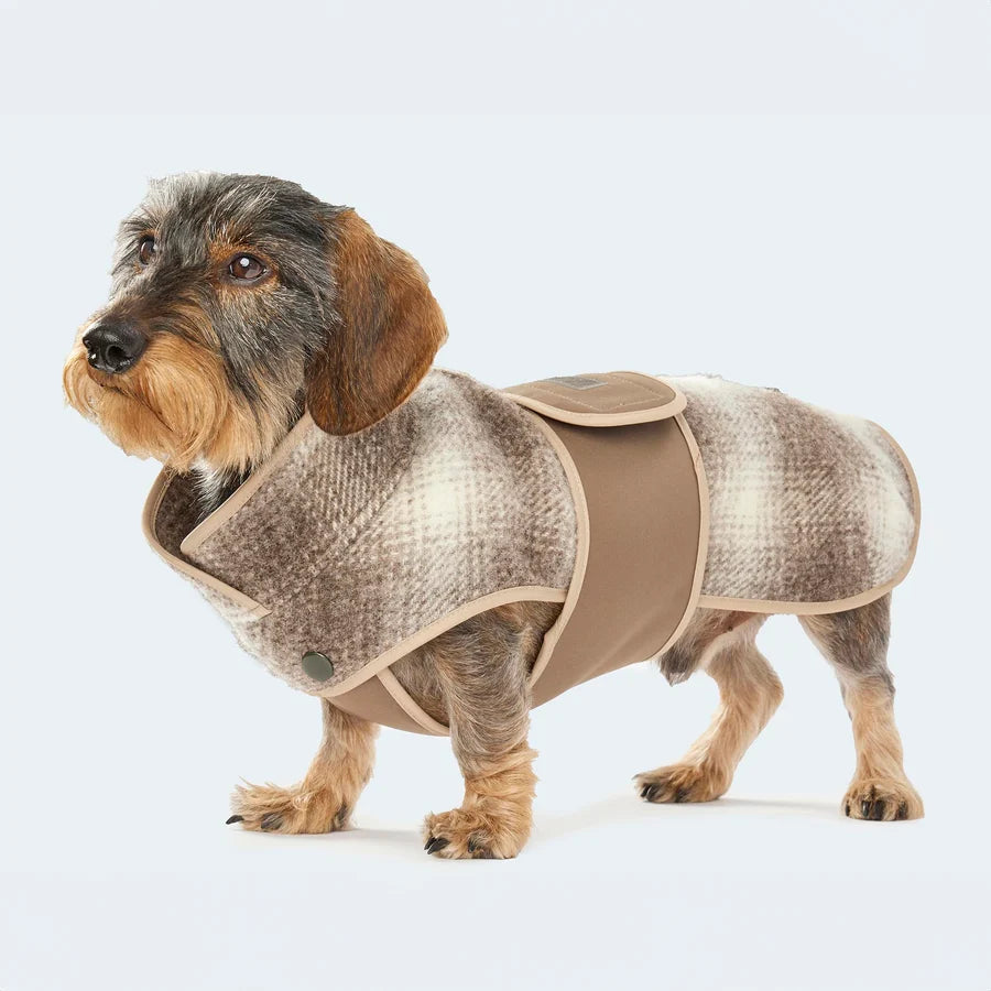Leopold’s Finest Loden Hondenjas Karo Bruin – Voor Teckels & Kleine Honden