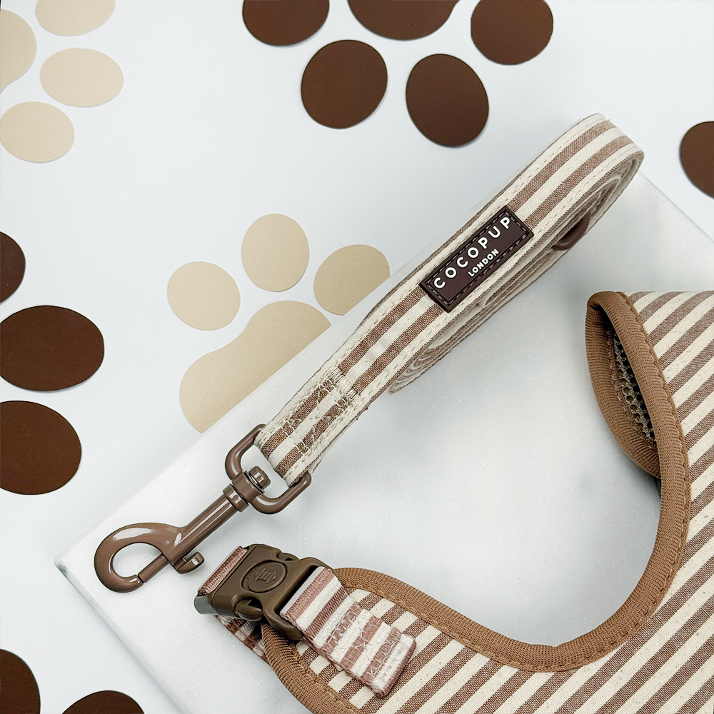 Cocopup London London Linen Stripes – Hondenlijn – productfoto Cocopup London