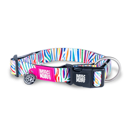 Magic Zebra design hondenhalsband Max & Molly