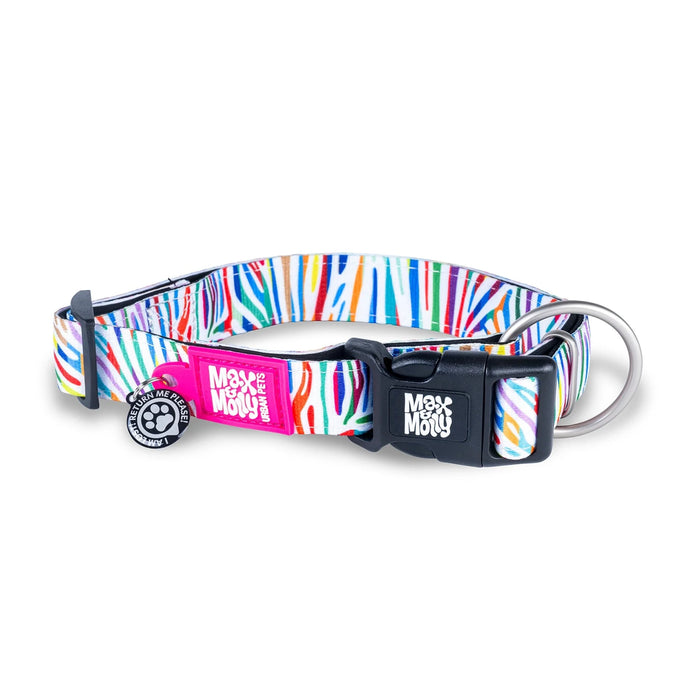 Max & Molly GOTCHA! Smart ID Collar – Magic Zebra