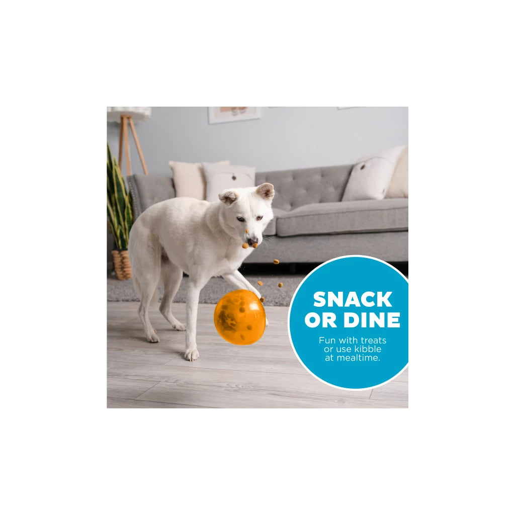 Outward Hound Orbee-Tuff Snoop L Oranje Interactief Snackspeeltje voor Honden