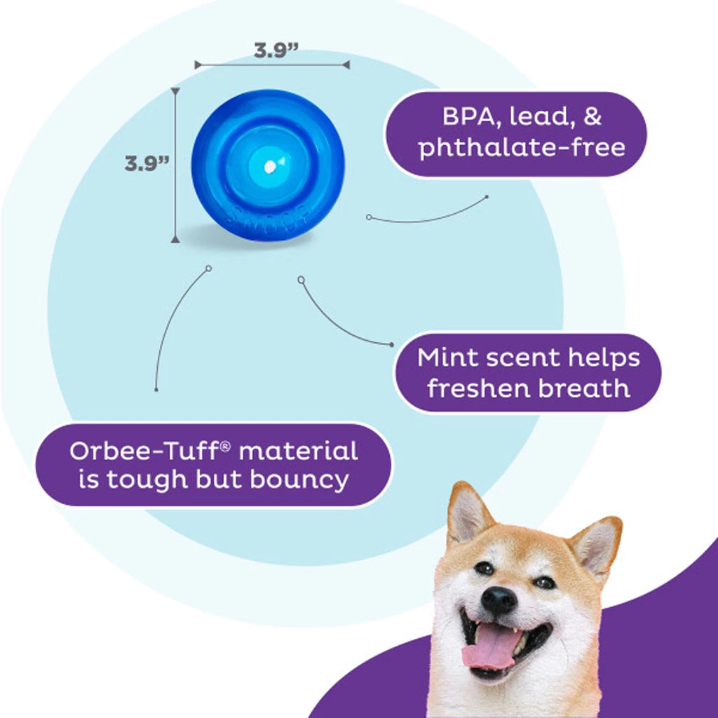 Outward Hound Orbee-Tuff Snoop m Blauw Interactief Snackspeeltje voor Honden