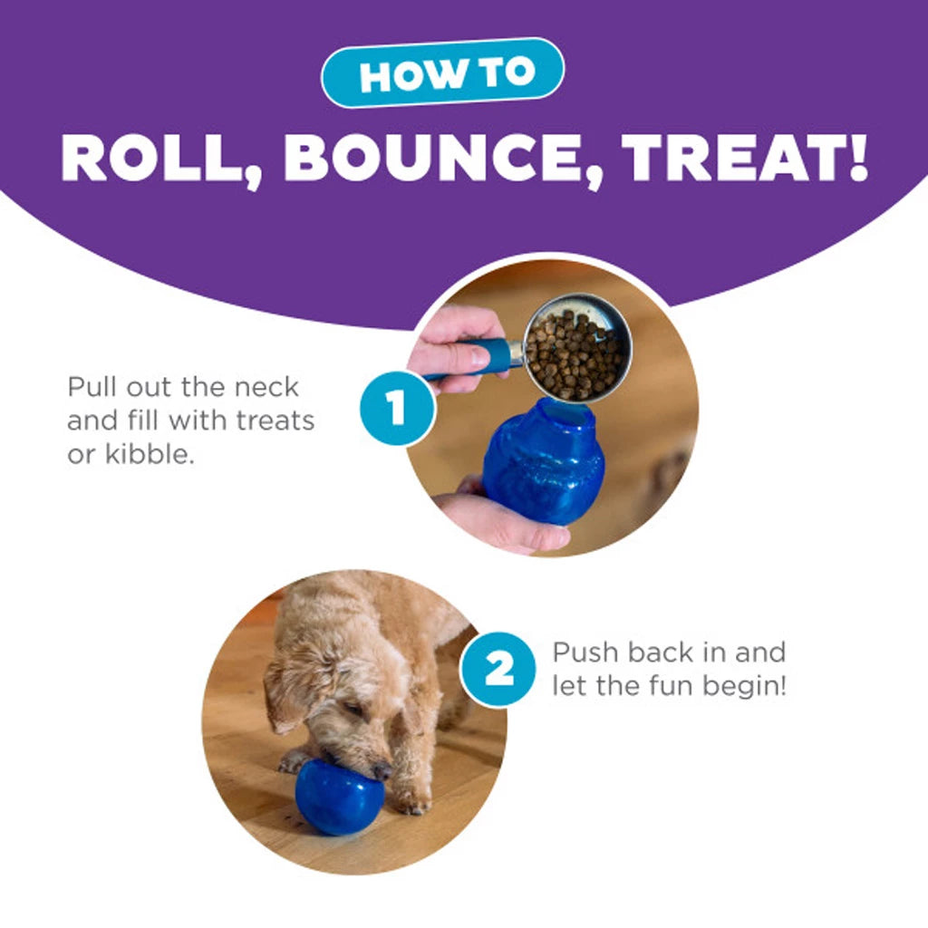 Outward Hound Orbee-Tuff Snoop m Blauw Interactief Snackspeeltje voor Honden