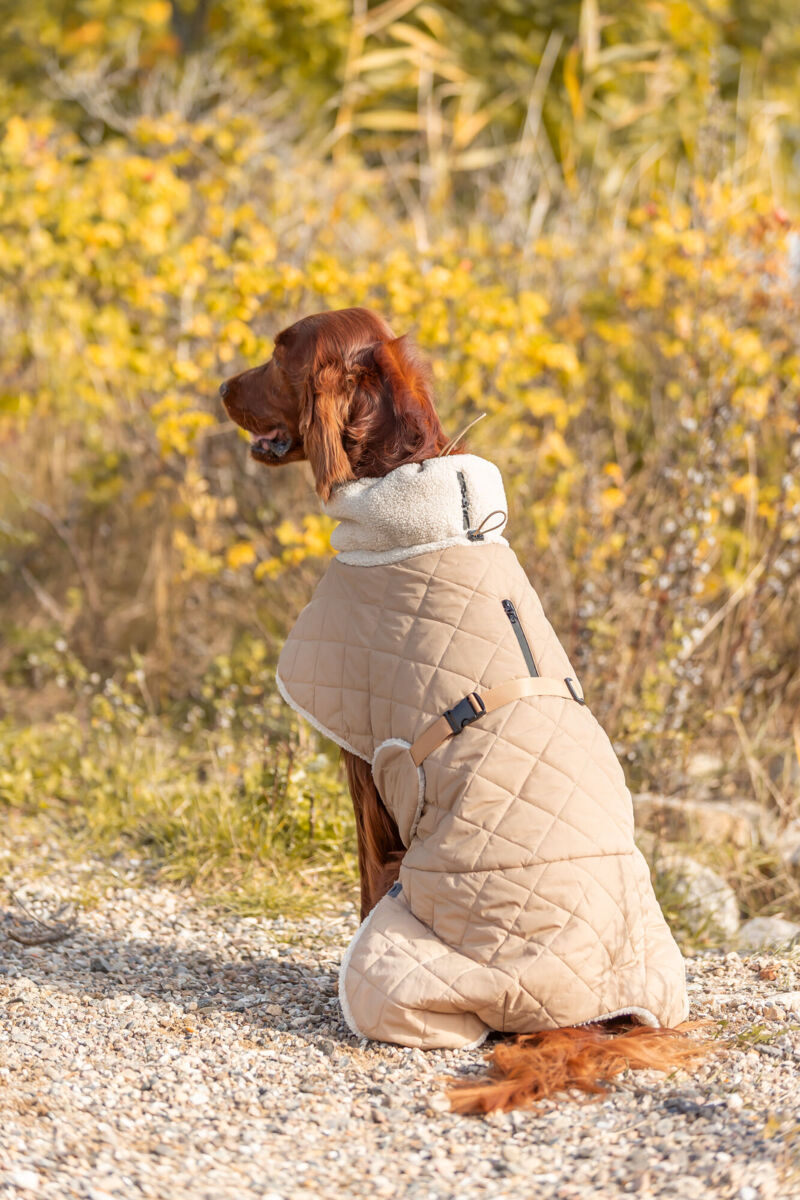 Trixie Minot Sherpa Hondenjas Beige – XS t/m XXL
