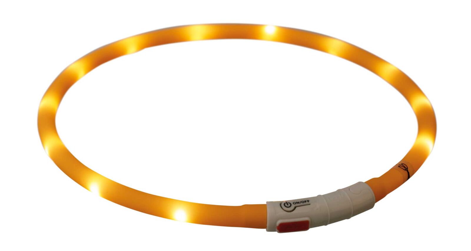 Verlichtende halsband USB Trixie