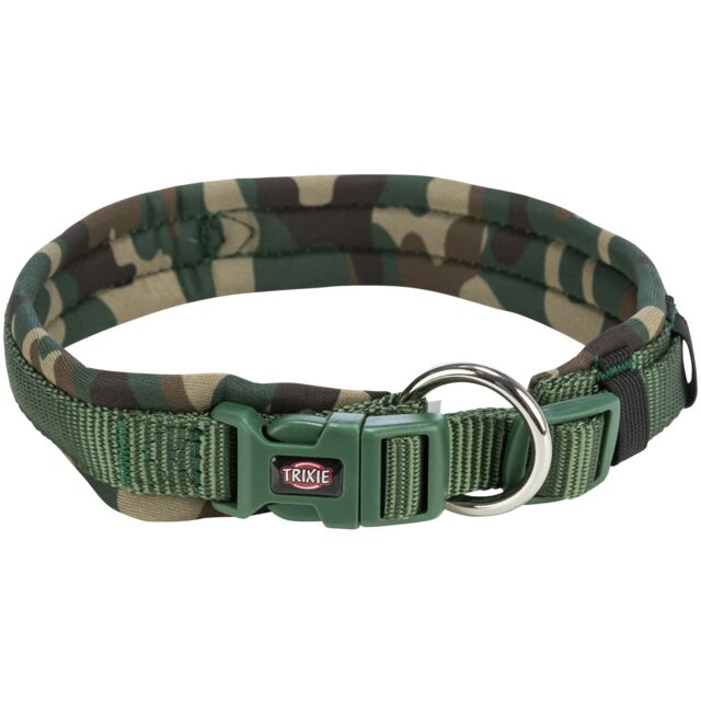 Trixie extra breed gevoerde halsband camouflage