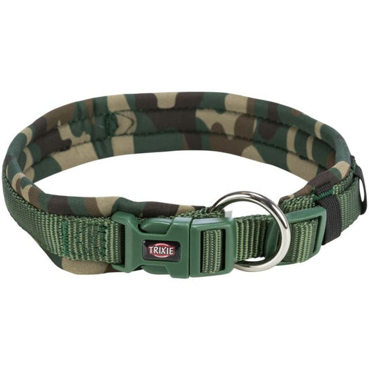 Trixie extra breed gevoerde halsband camouflage