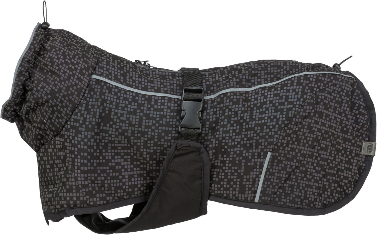 Trixie Jas Limoux Reflecterende winterjas – Zwart/Grijs