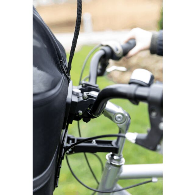 Trixie stuur fietsmand – Klein, veilig & stylish voorop