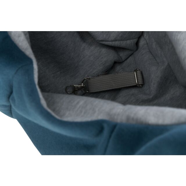 Buikdrager Soft blauw – Zacht & knus tegen je aan dragen
