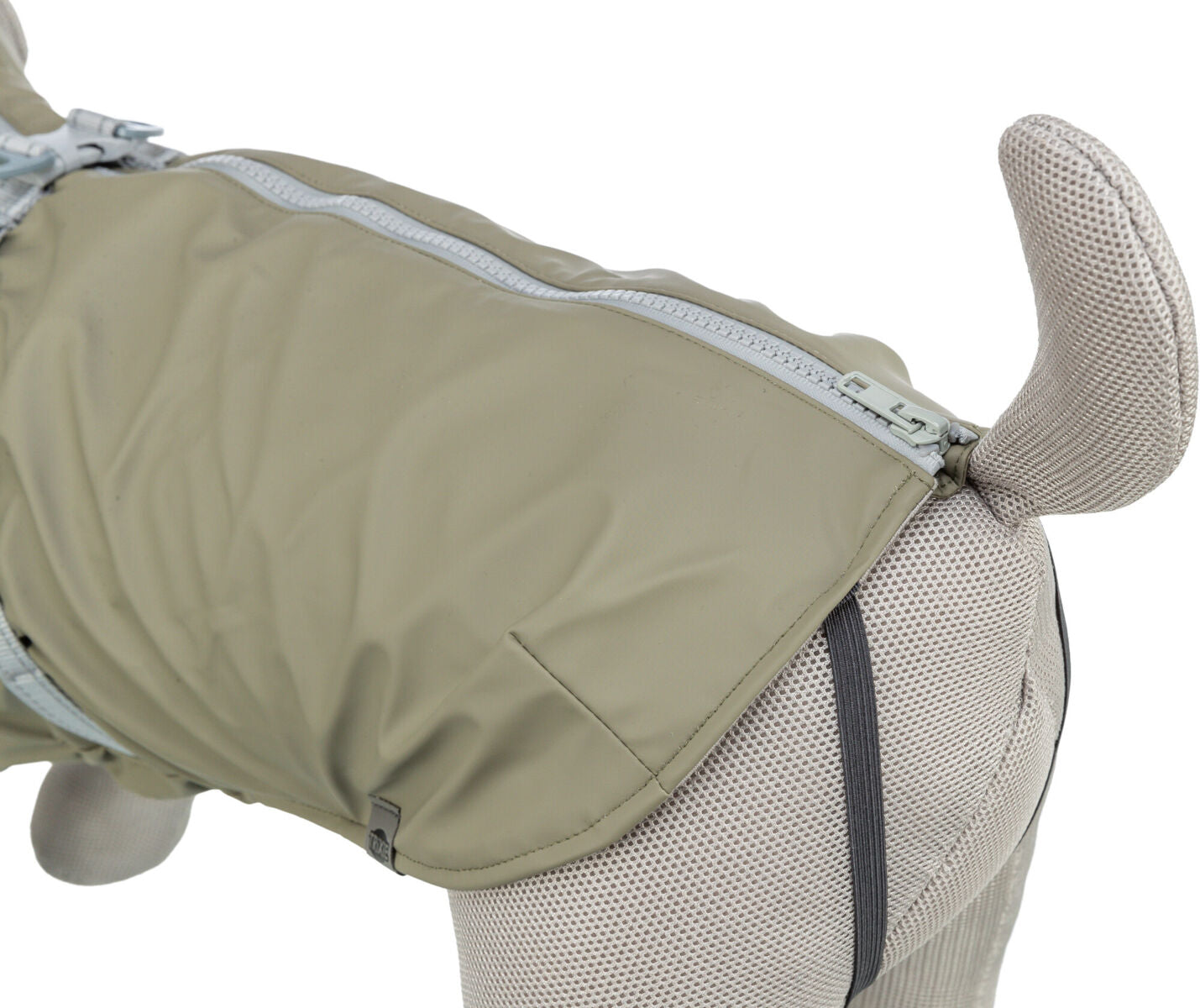 Trixie Jas met Tuig Pontis Rain – Groen | Waterdichte hondenjas met tuig
