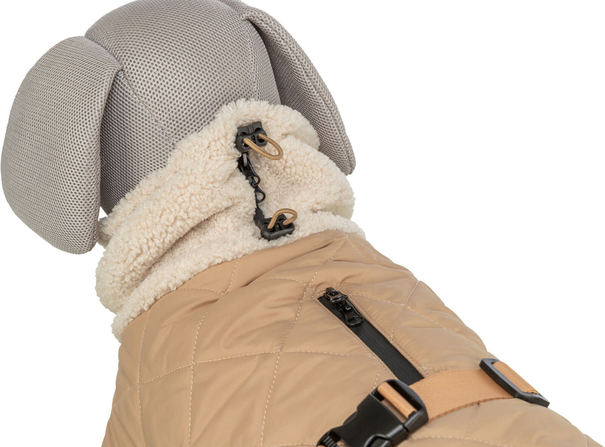 Trixie Minot Sherpa Hondenjas Beige – XS t/m XXL
