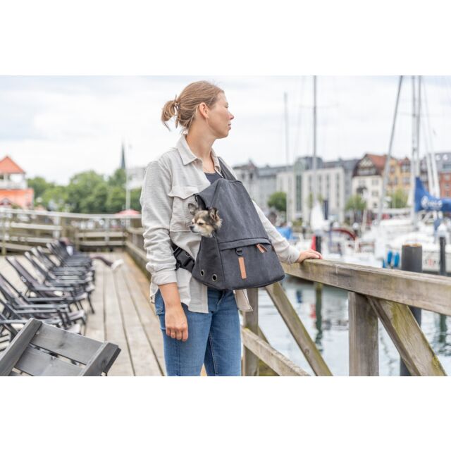 Trixie BE NORDIC Rugtas Bjorn – Hondenrugzak & Buikdrager Zwart