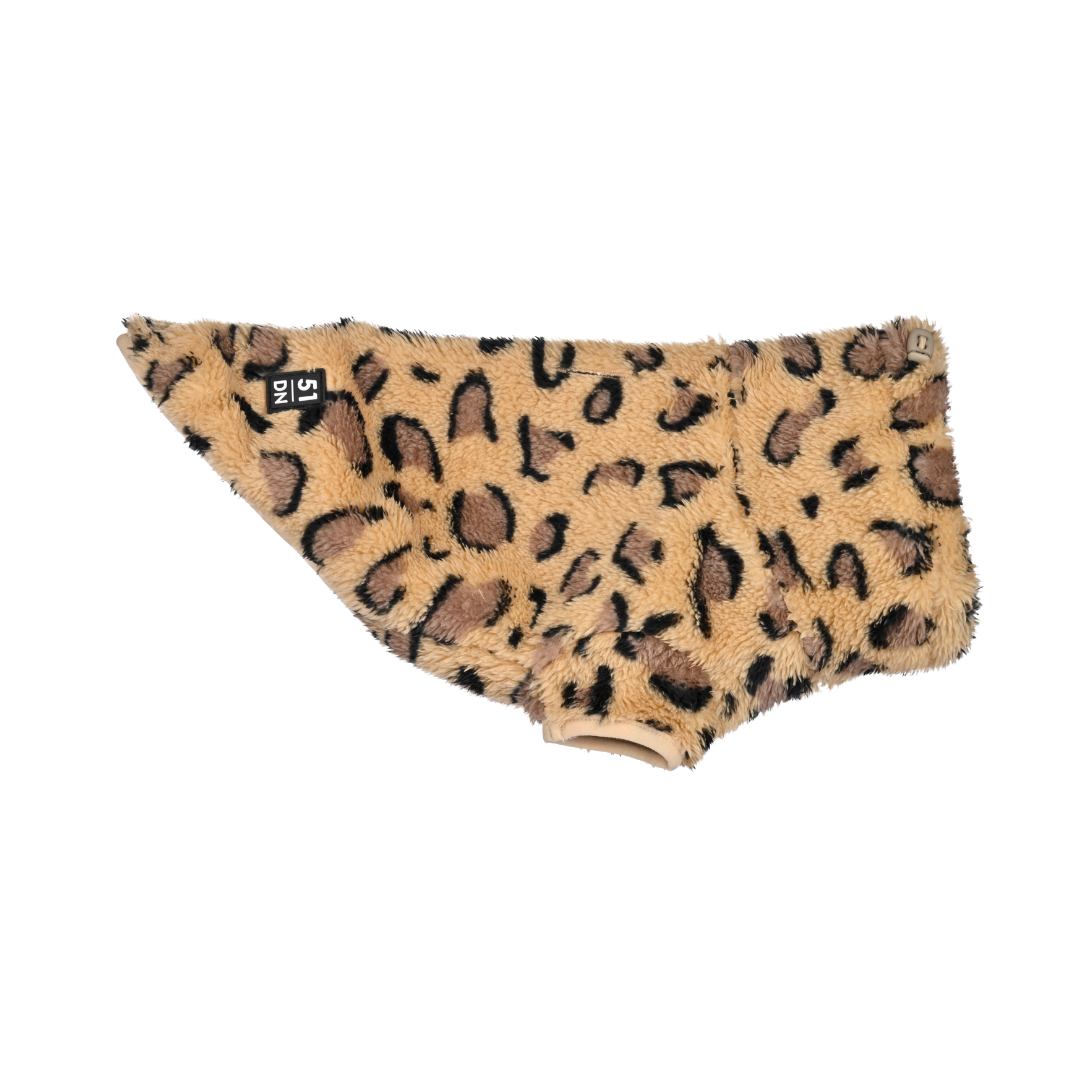Warm zachte hondentrui met leopardprint 51 Degrees North