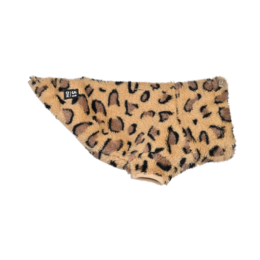 Warm zachte hondentrui met leopardprint 51 Degrees North