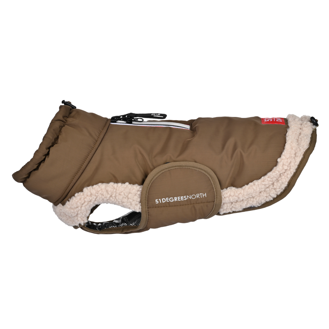 51 Degrees North K-Woof Hybrid Coat – Khaki hondenjas