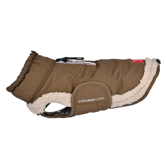 51 Degrees North K-Woof Hybrid Coat – Khaki hondenjas
