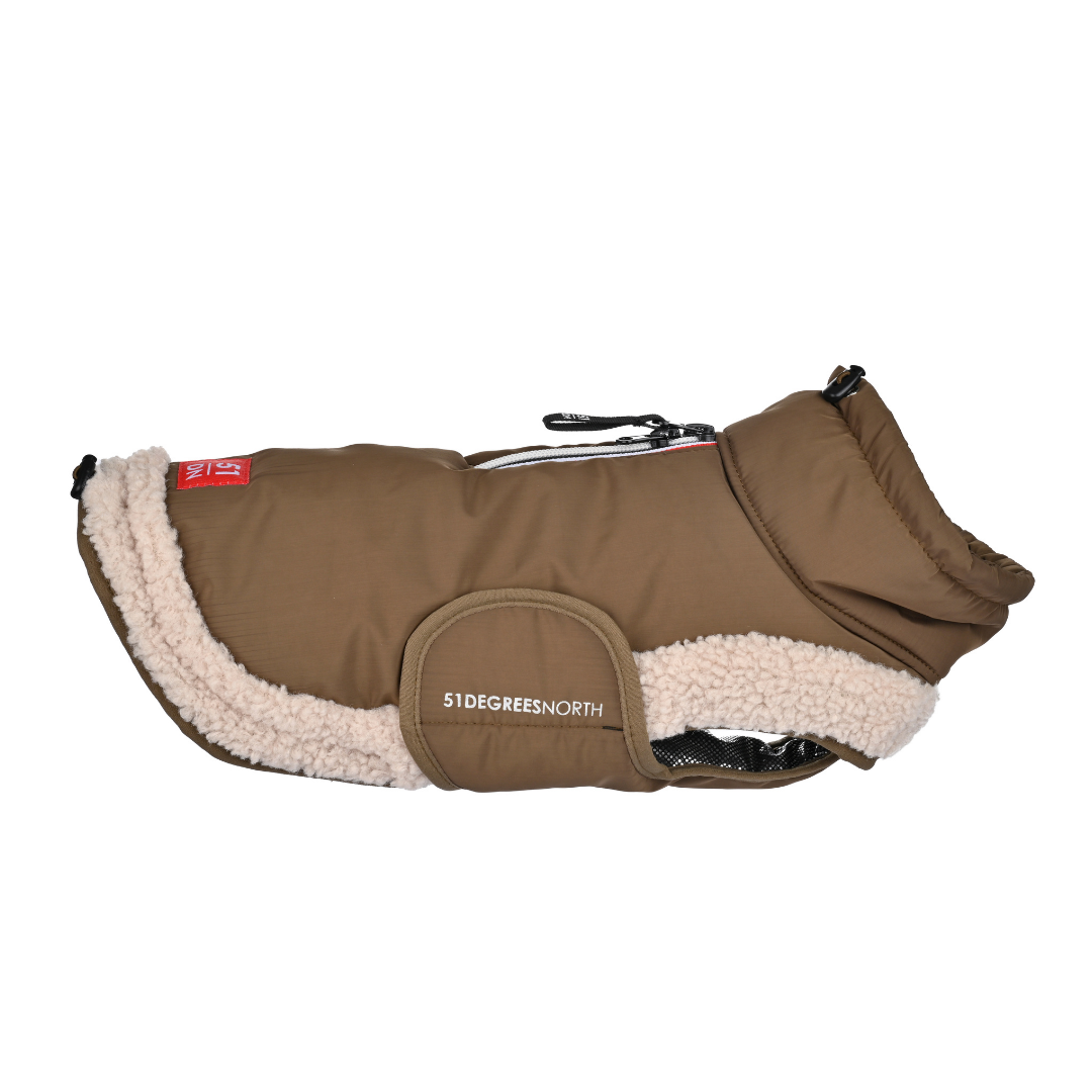 51 Degrees North K-Woof Hybrid Coat – Khaki hondenjas