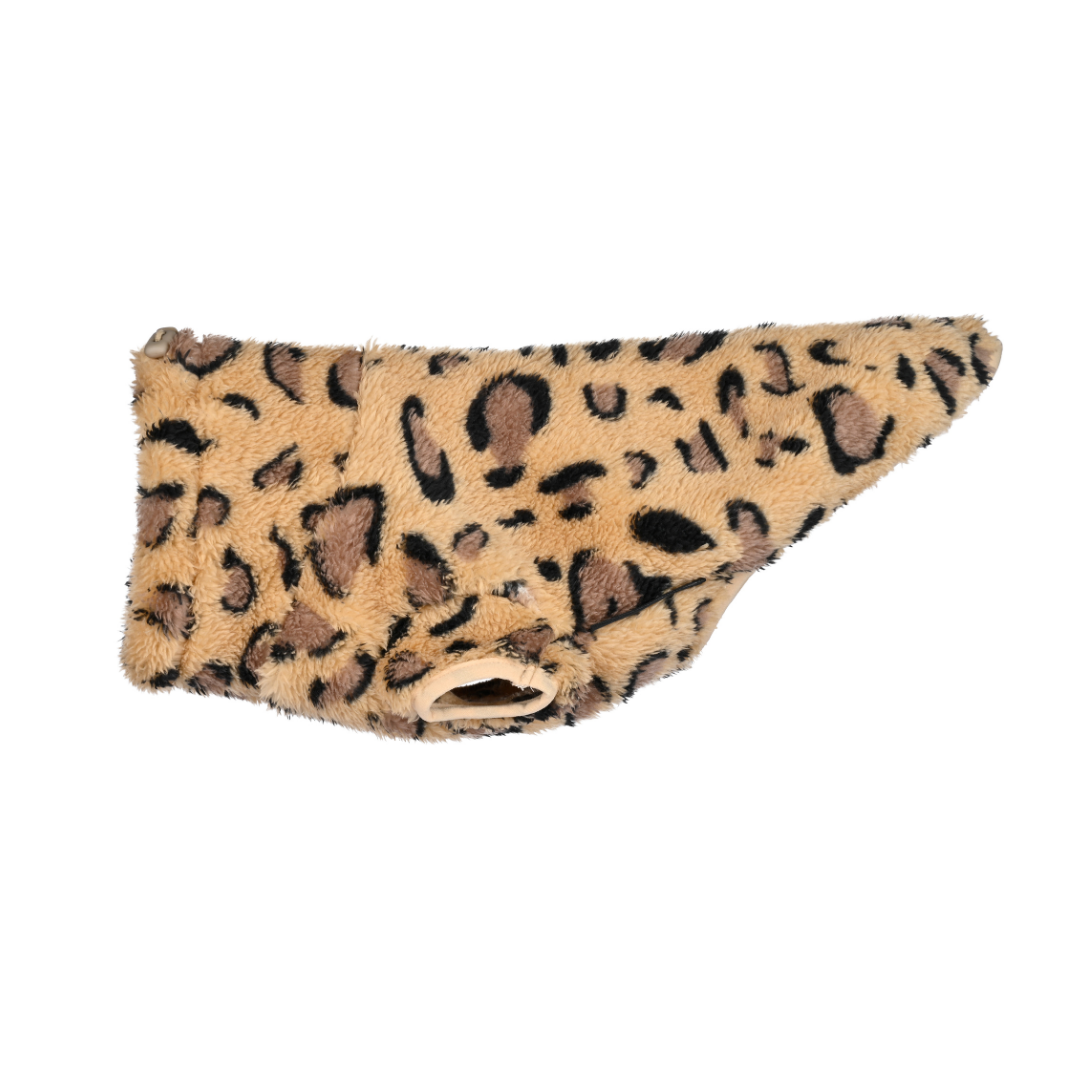 51 Degrees North Turtle Teddy Trui Leopard – Wild Side Hondentrui