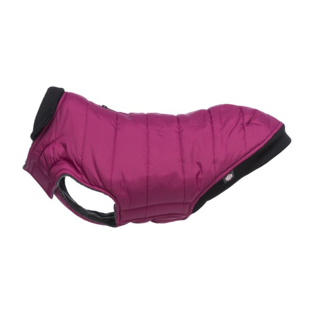 Jas Arlay Aubergine waterafstotende hondenjas met fleece voering