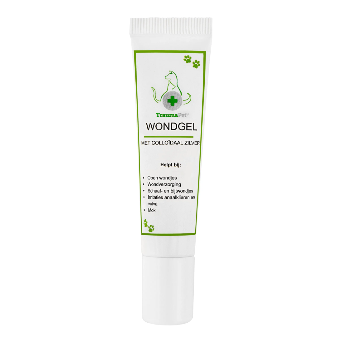 TraumaPet Wondgel met colloïdaal zilver – wondverzorging 15 ml voor honden & katten