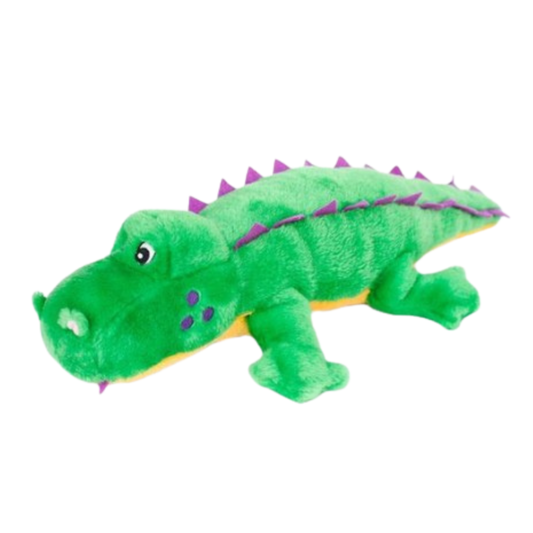 ZippyPaws Grunterz Alvin the Alligator – Groot Pluche Hondenspeeltje
