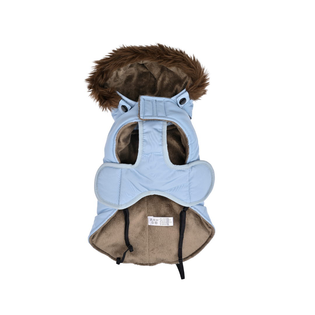 51 Degrees North Inuit hondenjas met capuchon – Ice Blue
