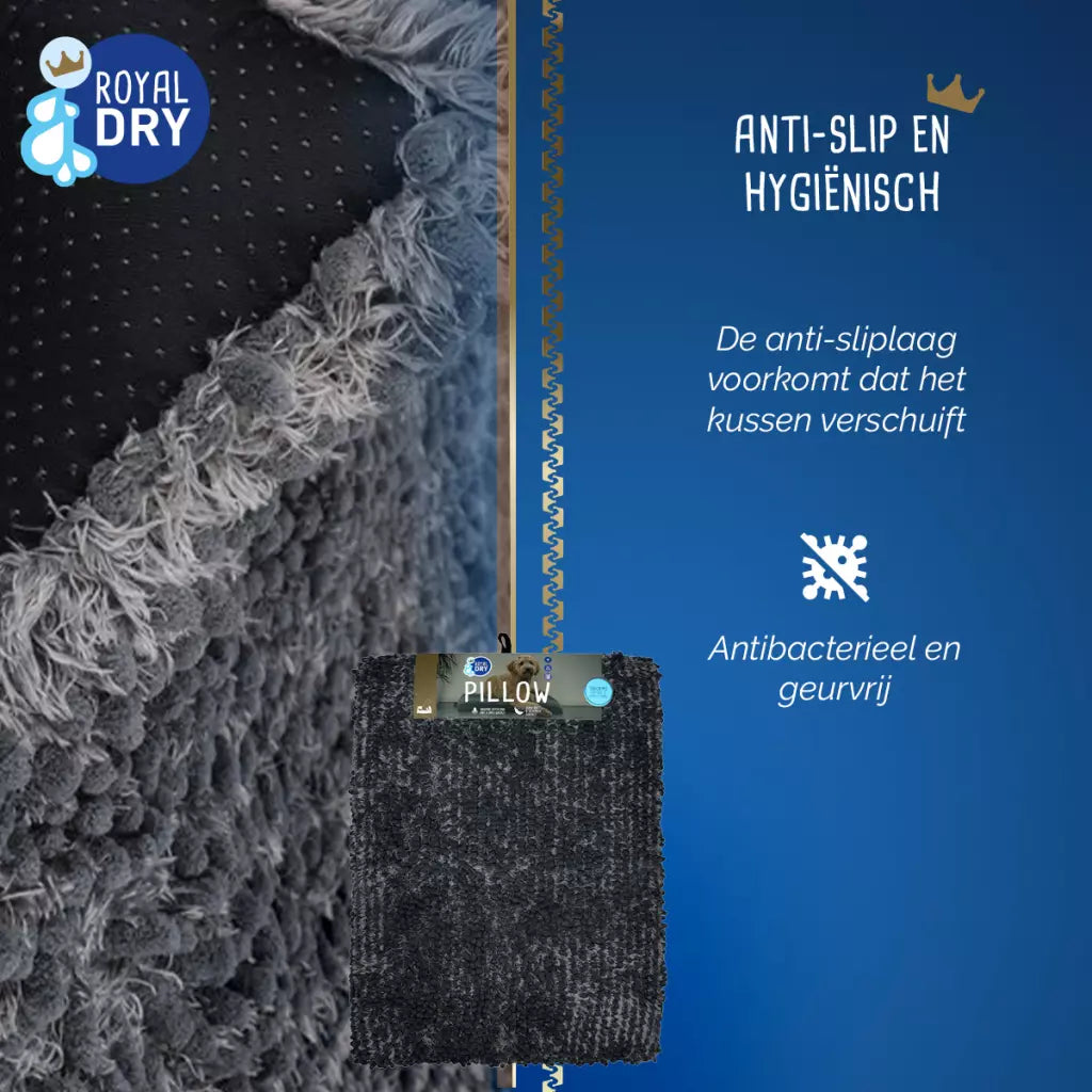 Royal Dry Kussen voor honden – superzacht, absorberend hondenkussen
