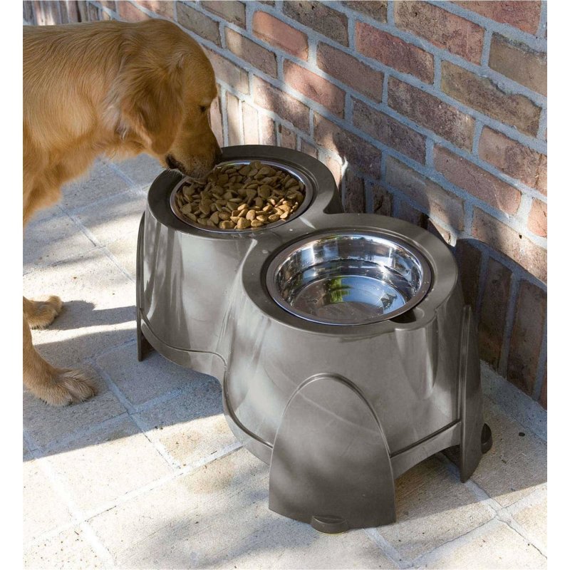 Savic Ergo Feeder – Verhoogde voer- & waterbak